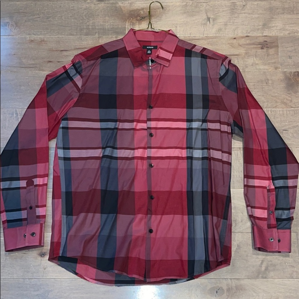 Alfani Button Down Long Sleeve